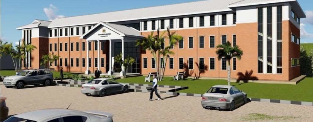 The planned outlook of the Kitagwenda District Local Government Block after Completion Kitagwenda Admin Block